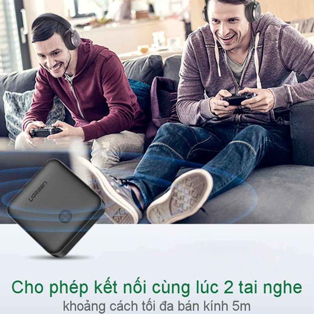 Bộ nhận và phát Bluetooth 5.0 hỗ trợ SPDIF Optical và APTX UGREEN 70158 CM144 - Phụ Kiện Điện Tử Việt Nam