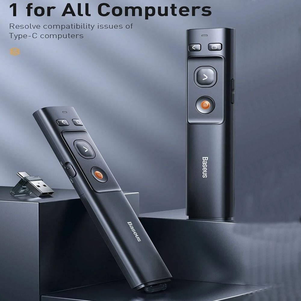 Bút trình chiếu tia lazer đèn màu đỏ chính hãng Baseus ACFYB-0G - Phụ Kiện Điện Tử Việt Nam