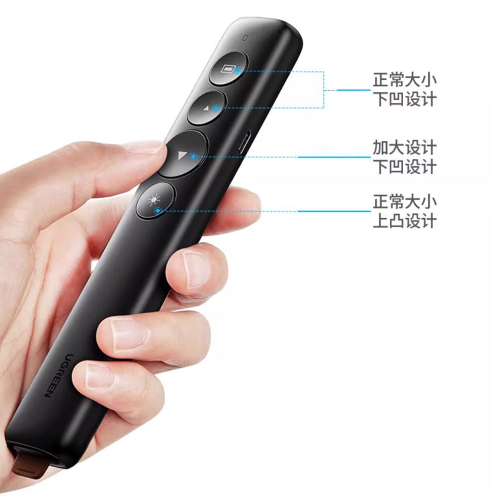 Bút trình chiếu laser - Bút chỉ đèn lazer cho máy chiếu Ugreen 50654 - Phụ Kiện Điện Tử Việt Nam