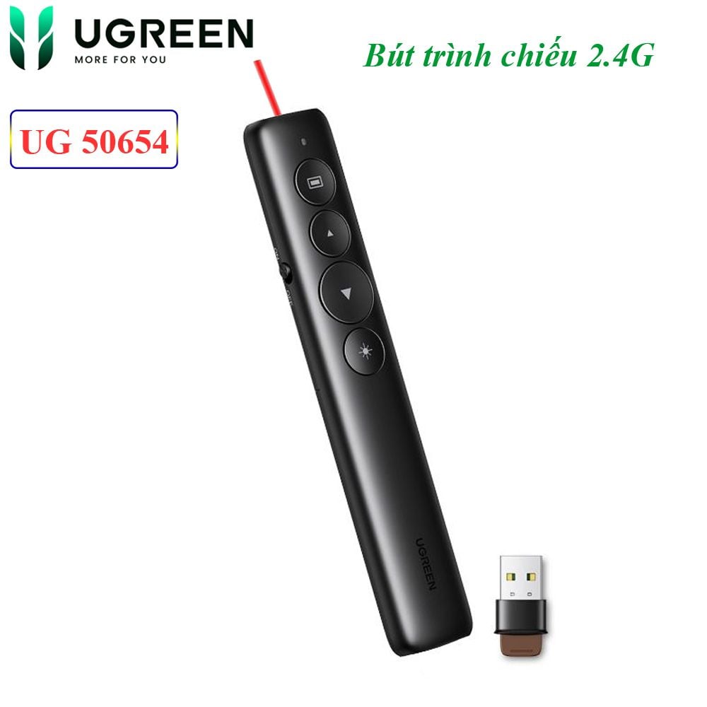 Bút trình chiếu laser - Bút chỉ đèn lazer cho máy chiếu Ugreen 50654 - Phụ Kiện Điện Tử Việt Nam