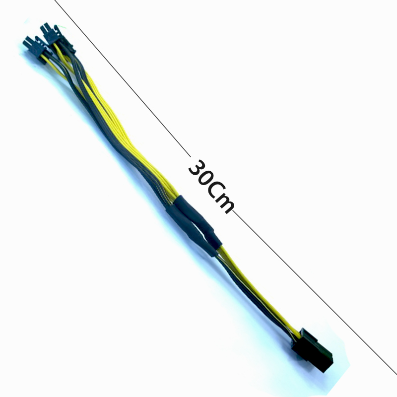 cap nguon 6 pin am ra 4 dau 6 pin duong cho 4 vga card