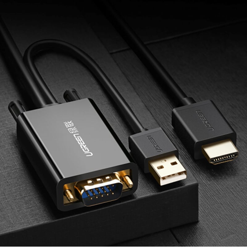 cap chuyen vga sang hdmi 2 met ugreen