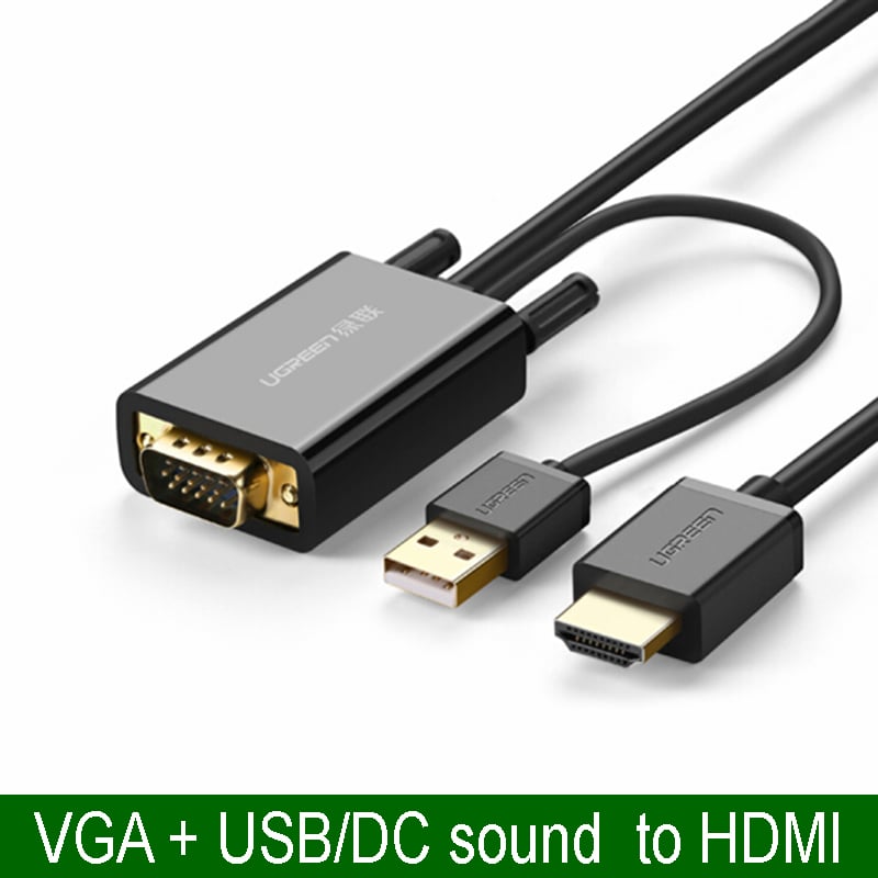 cap chuyen vga sang hdmi 2 met ugreen