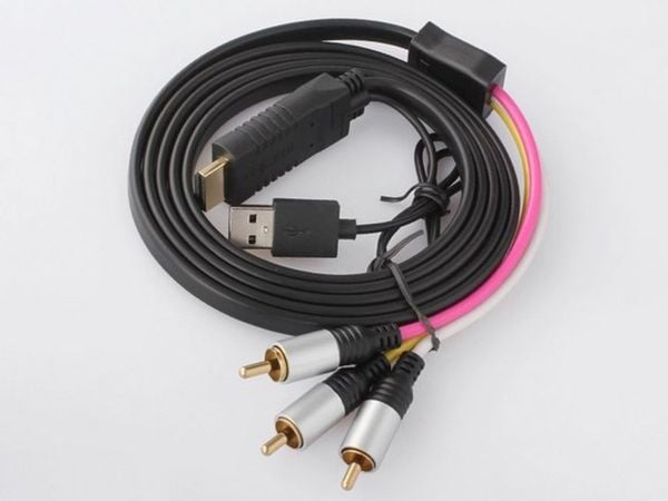 Dây cáp chuyển đổi HDMI sang AV RCA cổng bông sen AV CVBS 1.5 mét Hỗ trợ full HD 1080 - Phụ Kiện Điện Tử Việt Nam