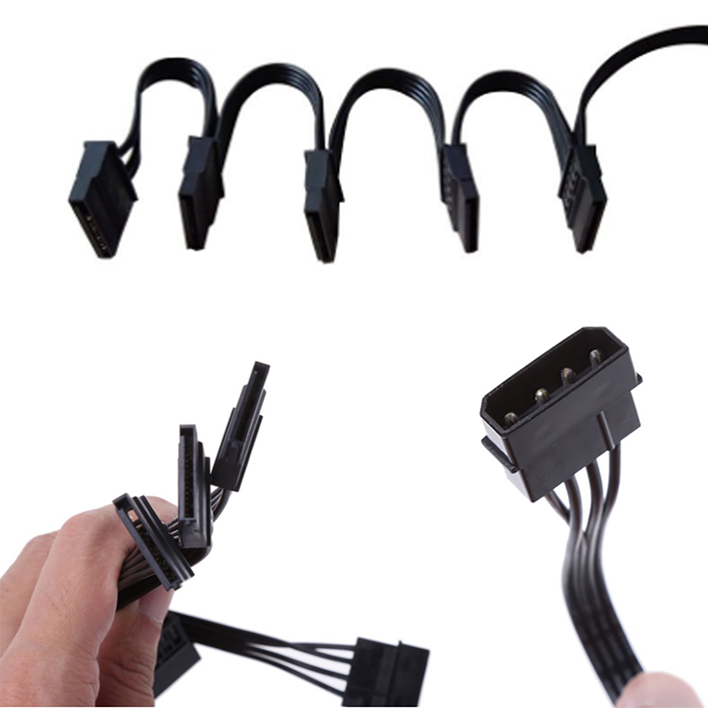 cap nguon molex ra 5 sata