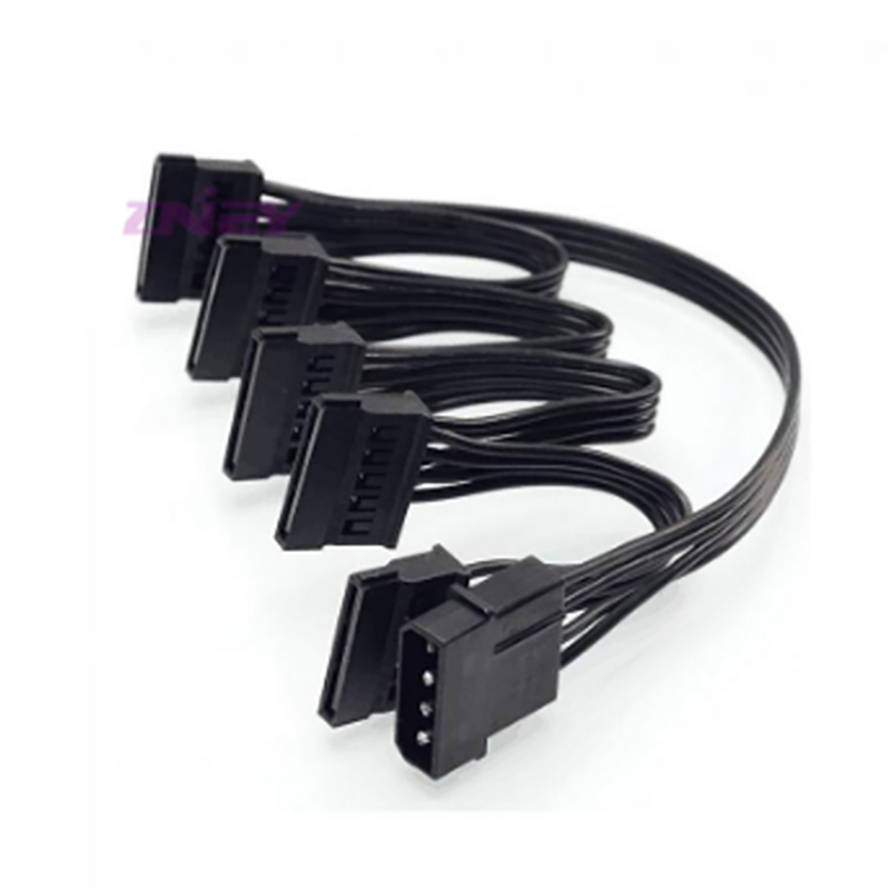 cap nguon molex ra 5 sata
