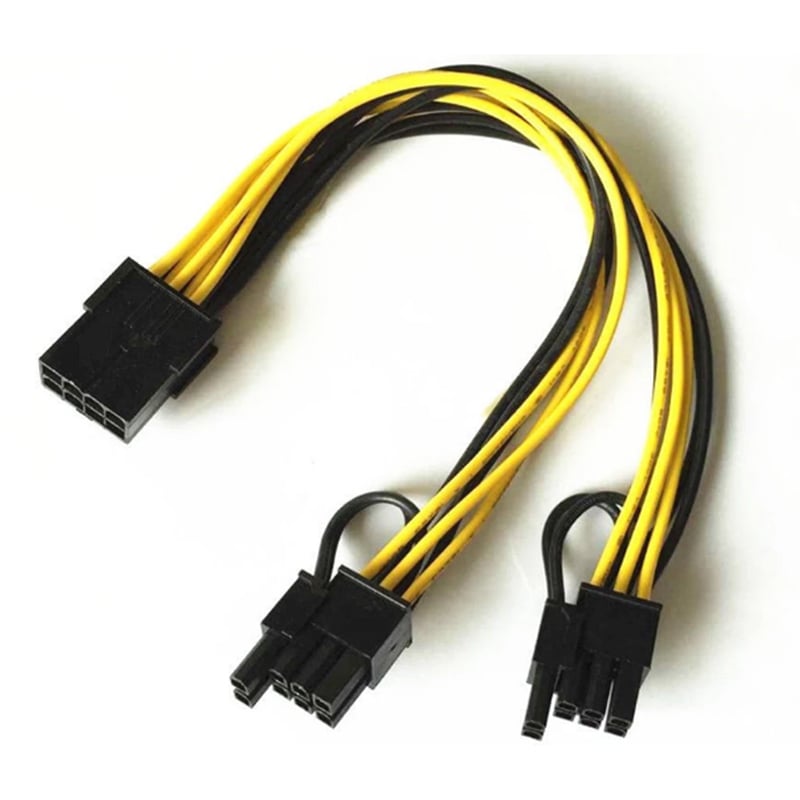 cap nguon molex 8pin ra 2 8 pin 6+2
