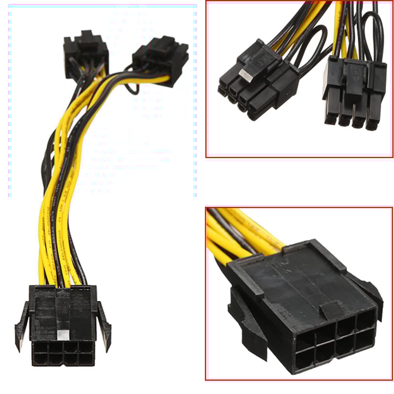 cap nguon molex 8pin ra 2 8 pin 6+2