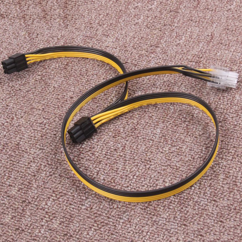 cap chia nguon 9pin  molex ra 2 dau 6 pin 50cm