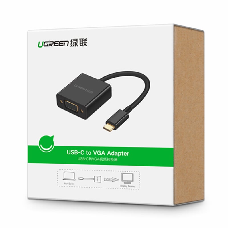 cap chuyen usb-c ra vga ugreen 50250