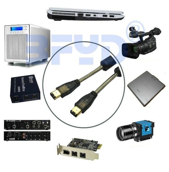 Cáp 1394 FireWire 600 - Cáp camera Aver EVC hội nghị trực tuyến 1.5M 3M 5M 10M 15M - Phụ Kiện Điện Tử Việt Nam