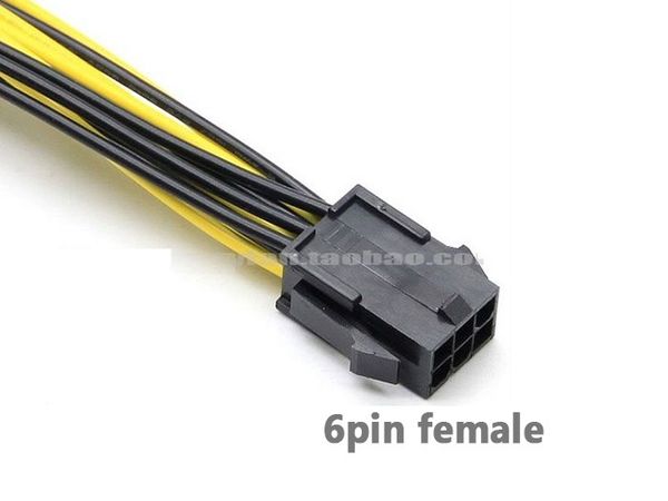 Cáp chia nguồn 6 pin to 2 x 6pin - Phụ Kiện Điện Tử Việt Nam