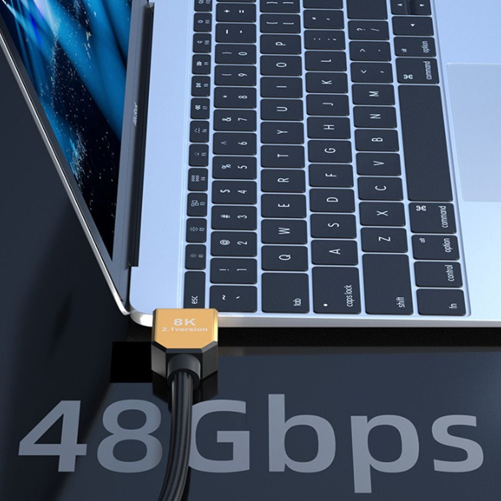 Cáp HDMI V2.1 cao cấp chuẩn 8K@60Hz HDR VegGieg 1.5M, 2M, 3M, 5M - Phụ Kiện Điện Tử Việt Nam