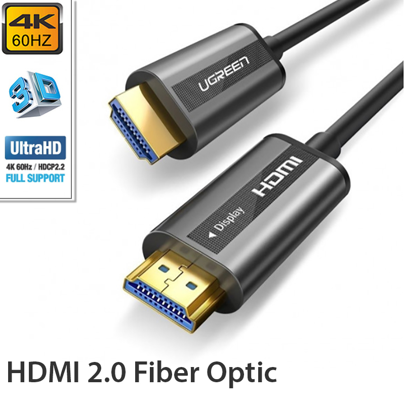 cap hdmi 2.0 4k60hz soi quang hoc ugreen