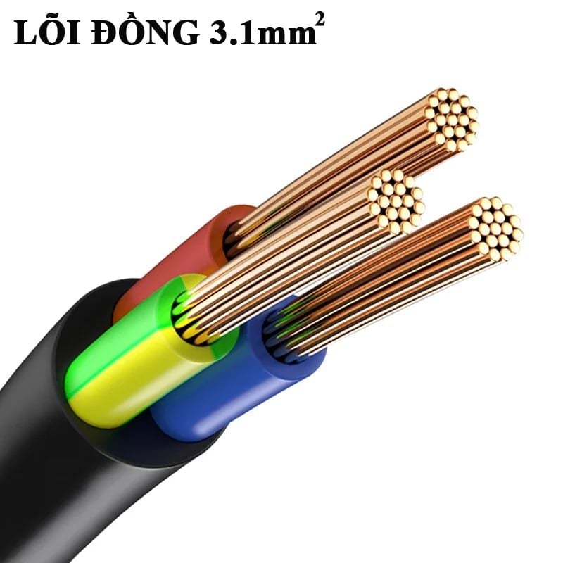 Dây cáp nguồn UPS C14-C19 lõi đồng 3x1.0mm² dài 1.8 mét và 3 mét