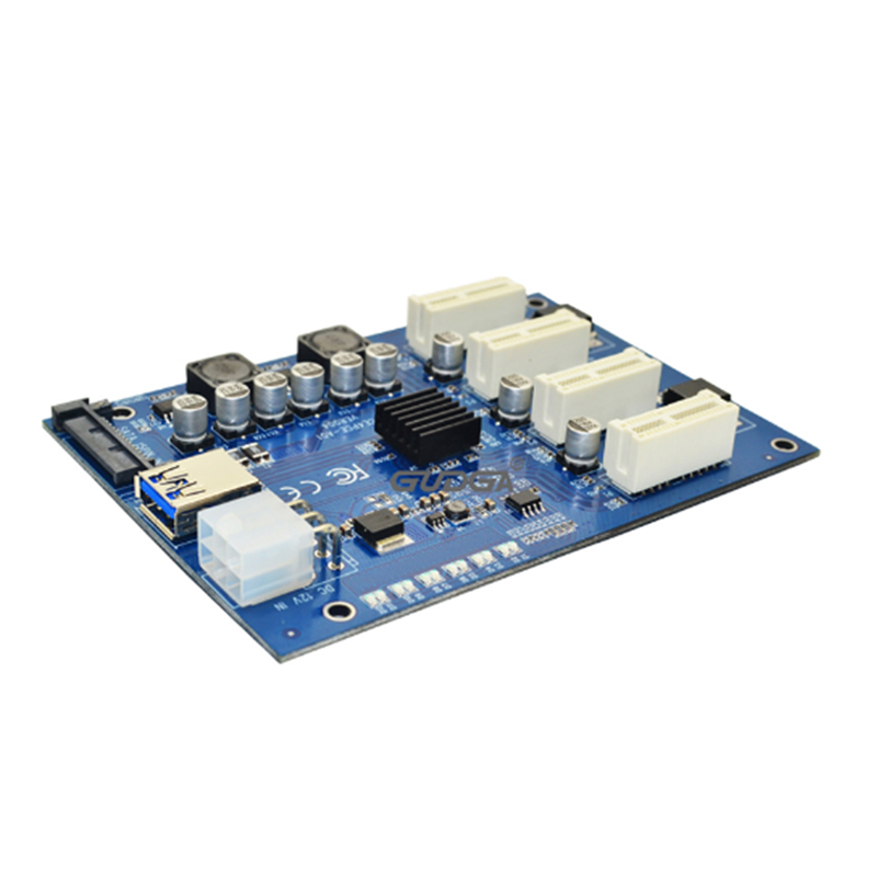 card chia 1 thanh 4 cong pci-e 1x cho pc