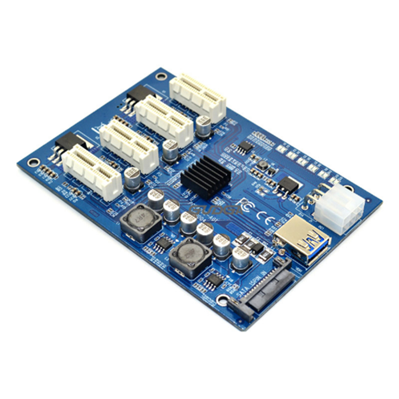 card chia 1 thanh 4 cong pci-e 1x cho pc