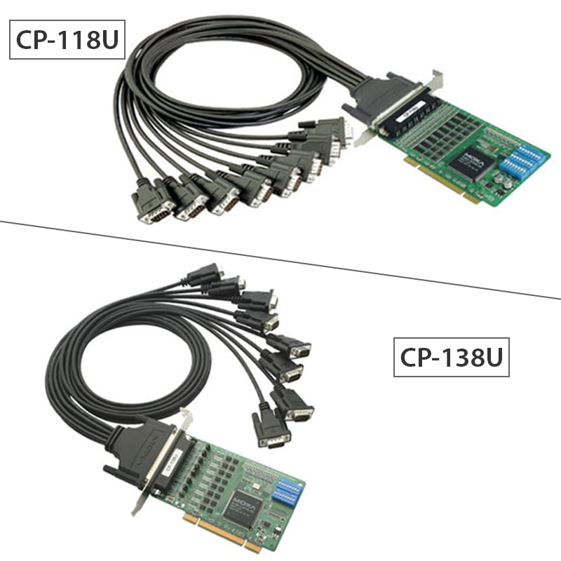 CP-138U va CP-118U Moxa