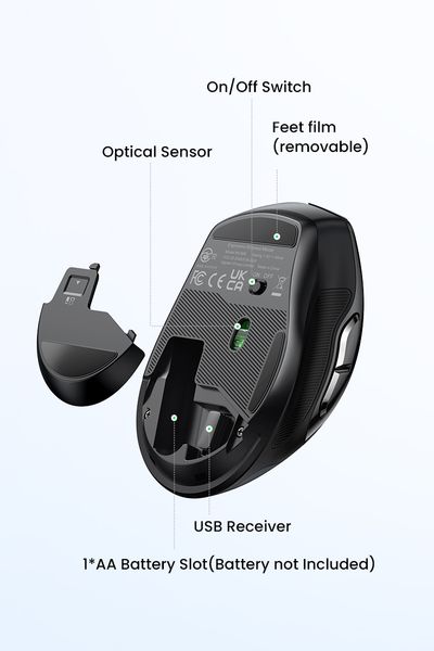 Chuột Bluetooth 5.0 6 nút không ồn Ugreen 15508 MU006 - Phụ Kiện Điện Tử Việt Nam
