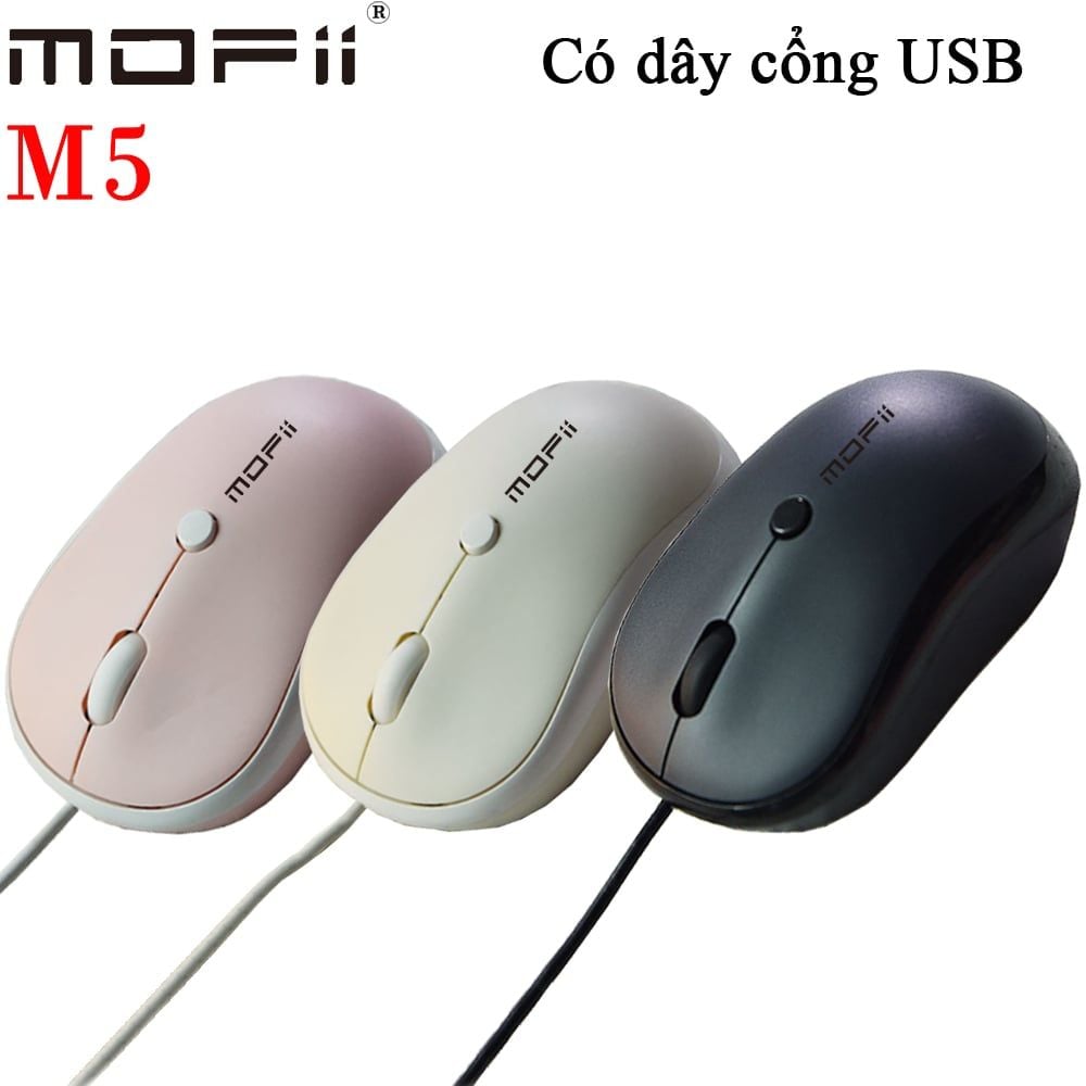 Chuột có dây Mofii cổng USB nhiều màu Kute M5