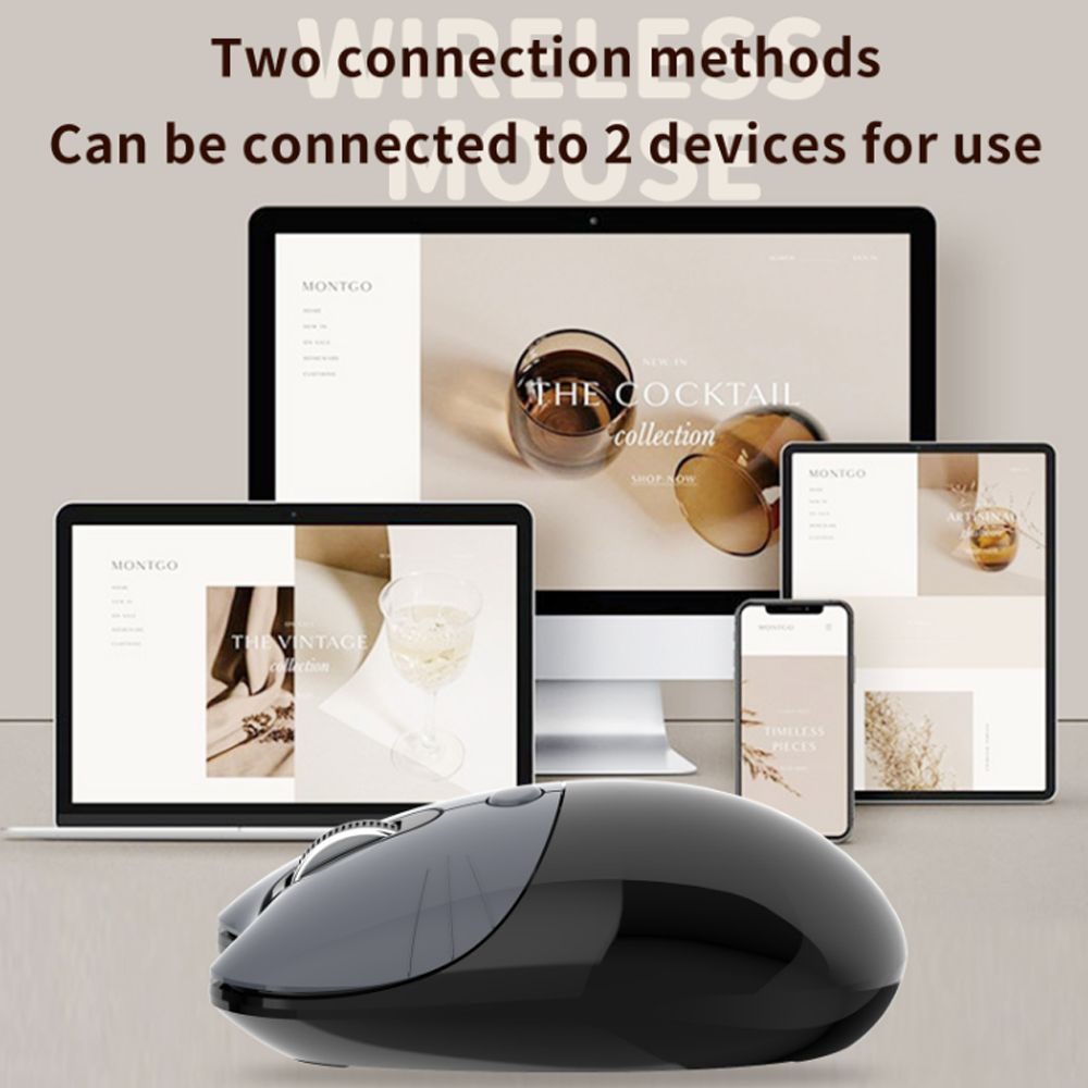 Chuột máy tính không dây bluetooth 2.4G dual model chính hãng Mofii M3DM - Phụ Kiện Điện Tử Việt Nam