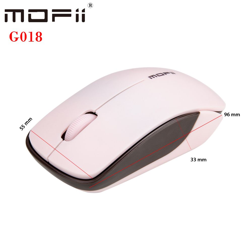 Chuột máy tính không dây nhiều màu Mofii G018 - hàng chính hãng