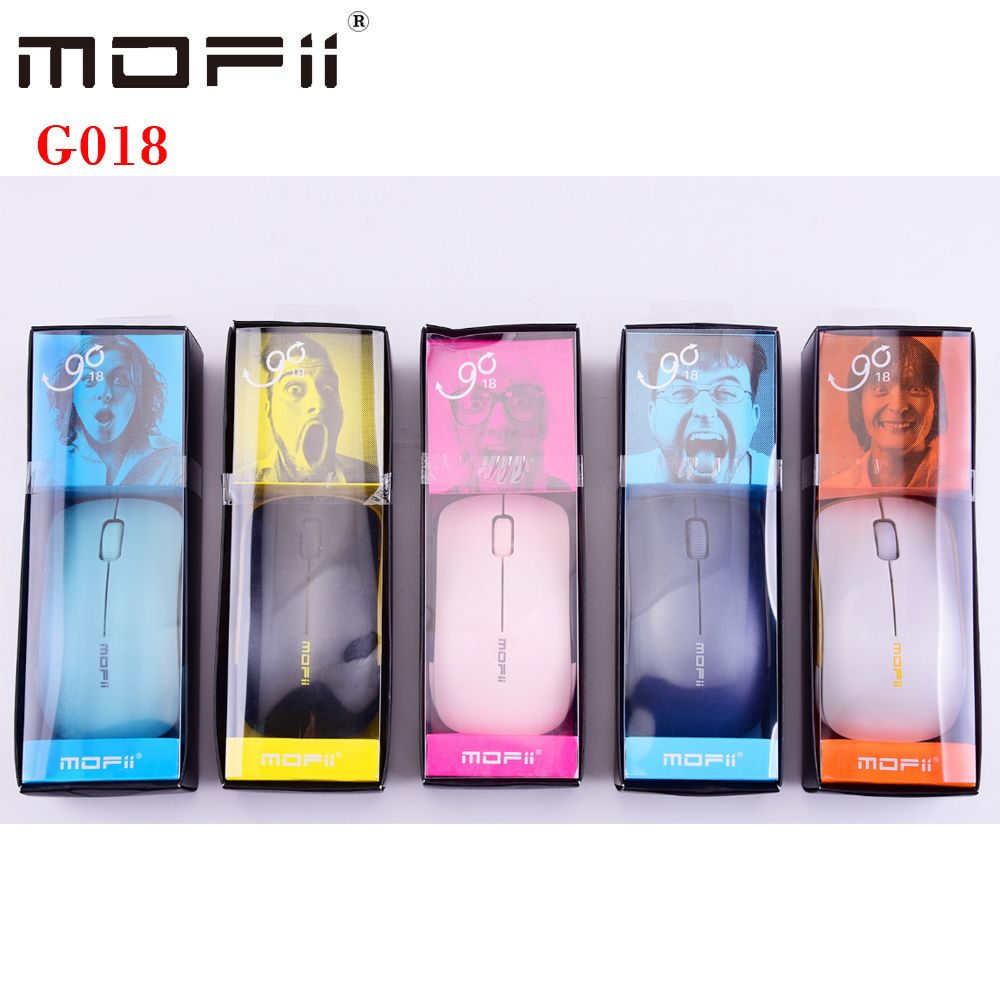 Chuột máy tính không dây nhiều màu Mofii G018 - hàng chính hãng