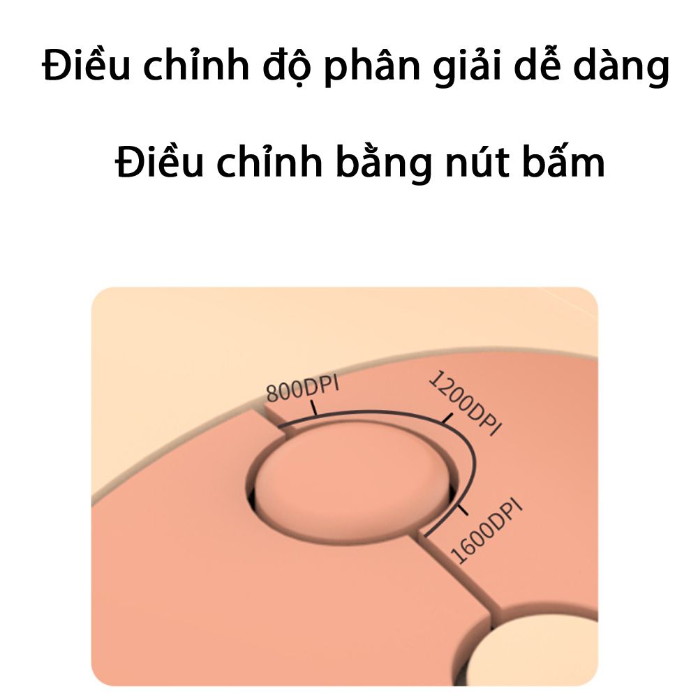 Chuột không dây Mofii 2.4G nhiều màu kiểu dáng kute M3 - Phụ Kiện Điện Tử Việt Nam
