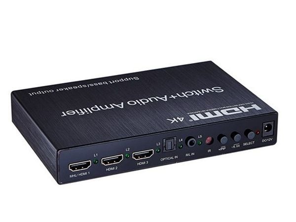 Bộ chia HDMI 3x1 Port+ Audio Amplifier, 4K x 2K B-GO - Phụ Kiện Điện Tử Việt Nam