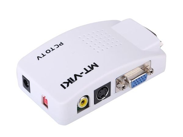 Bộ chuyển đổi VGA sang S-video và AV MT-PT01 MT-VIKI - Phụ Kiện Điện Tử Việt Nam