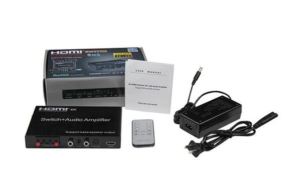 Bộ chia HDMI 3x1 Port+ Audio Amplifier, 4K x 2K B-GO - Phụ Kiện Điện Tử Việt Nam