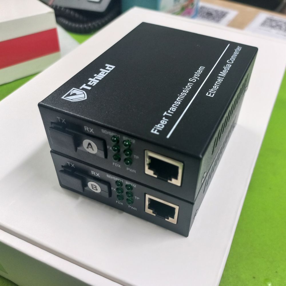 Bộ kéo dài RJ45 qua cáp quang Single mode 20Km 10/100 chính hãng T-Shield TS-F1E1-20 - Phụ Kiện Điện Tử Việt Nam