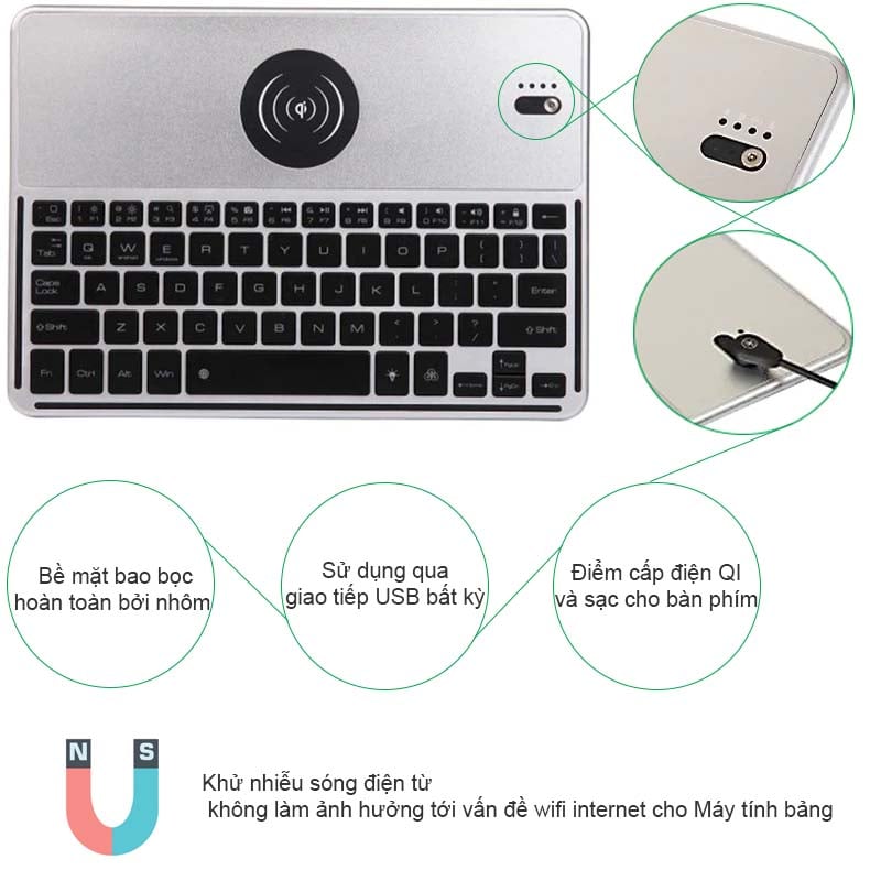 ban phim cho ipad 9.7 inches 2018 ipad air