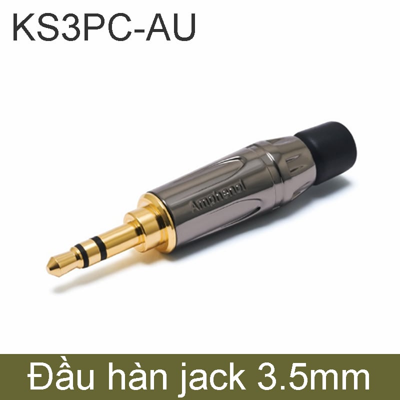 dau han cap am thanh 3.5mm amphenol