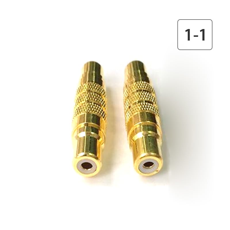 Đầu nối RCA/AV 1-1 và 3-3 2 đầu âm, Đầu nối cáp AV, RCA phụ kiện điện tử - Phụ Kiện Điện Tử Việt Nam