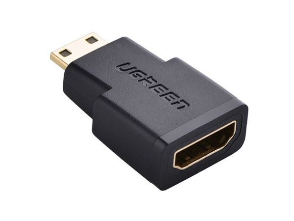 Đầu chuyển đổi Mini HDMI to HDMI (Male to Female) Ugreen 20101, Phụ kiện điện tử Hà Nội - Phụ Kiện Điện Tử Việt Nam