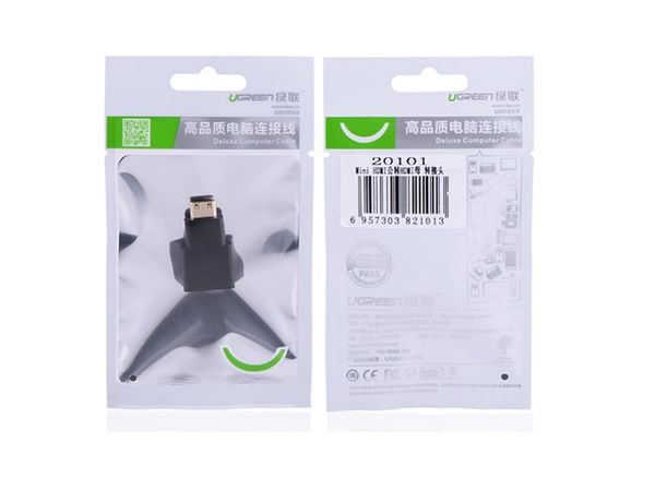 Đầu chuyển đổi Mini HDMI to HDMI (Male to Female) Ugreen 20101, Phụ kiện điện tử Hà Nội - Phụ Kiện Điện Tử Việt Nam