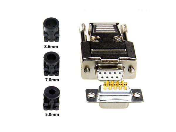 Bộ đầu hàn DB9 Âm/DB9 dương 9 chân đồng đúc+ vỏ ốp hợp kim cao cấp - Phụ Kiện Điện Tử Việt Nam