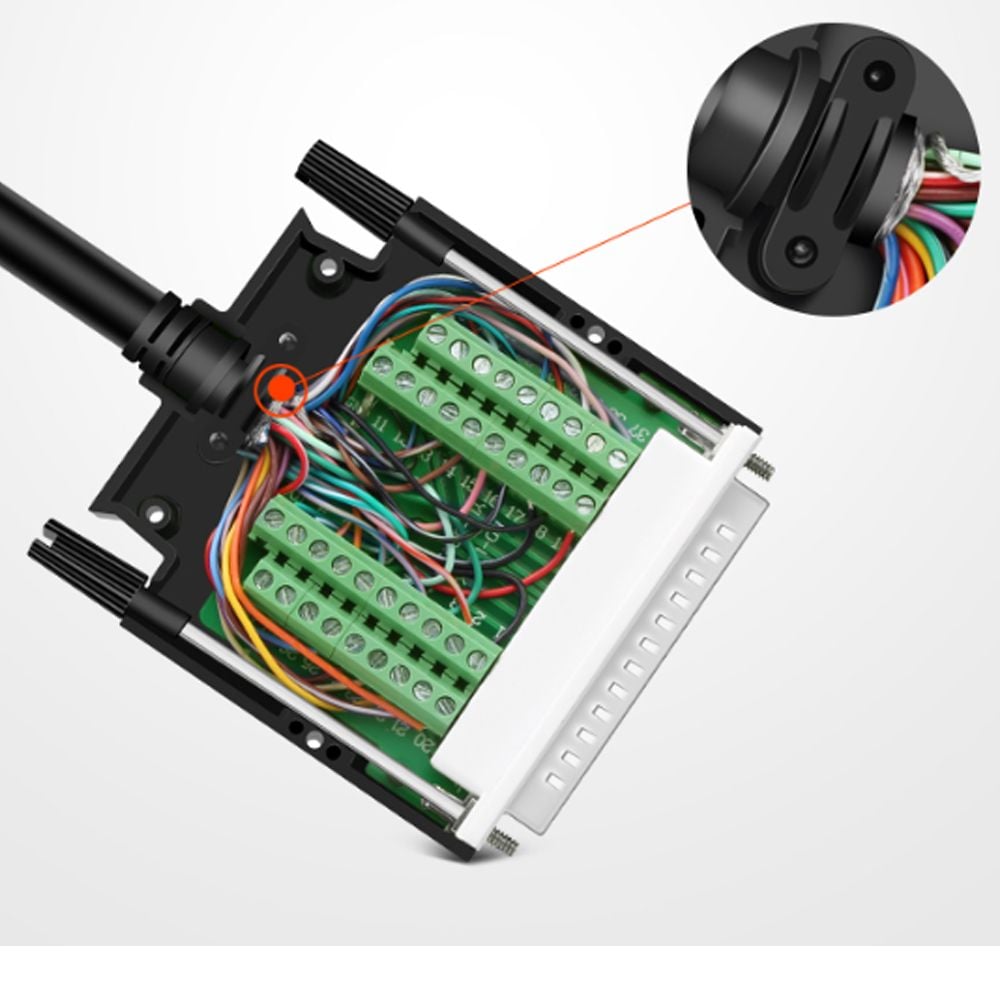 Đầu bấm cổng DB37 cái female bắt vít kèm vỏ ốp nhựa chân đồng HD-LINK YL-SCD-37F - Phụ Kiện Điện Tử Việt Nam