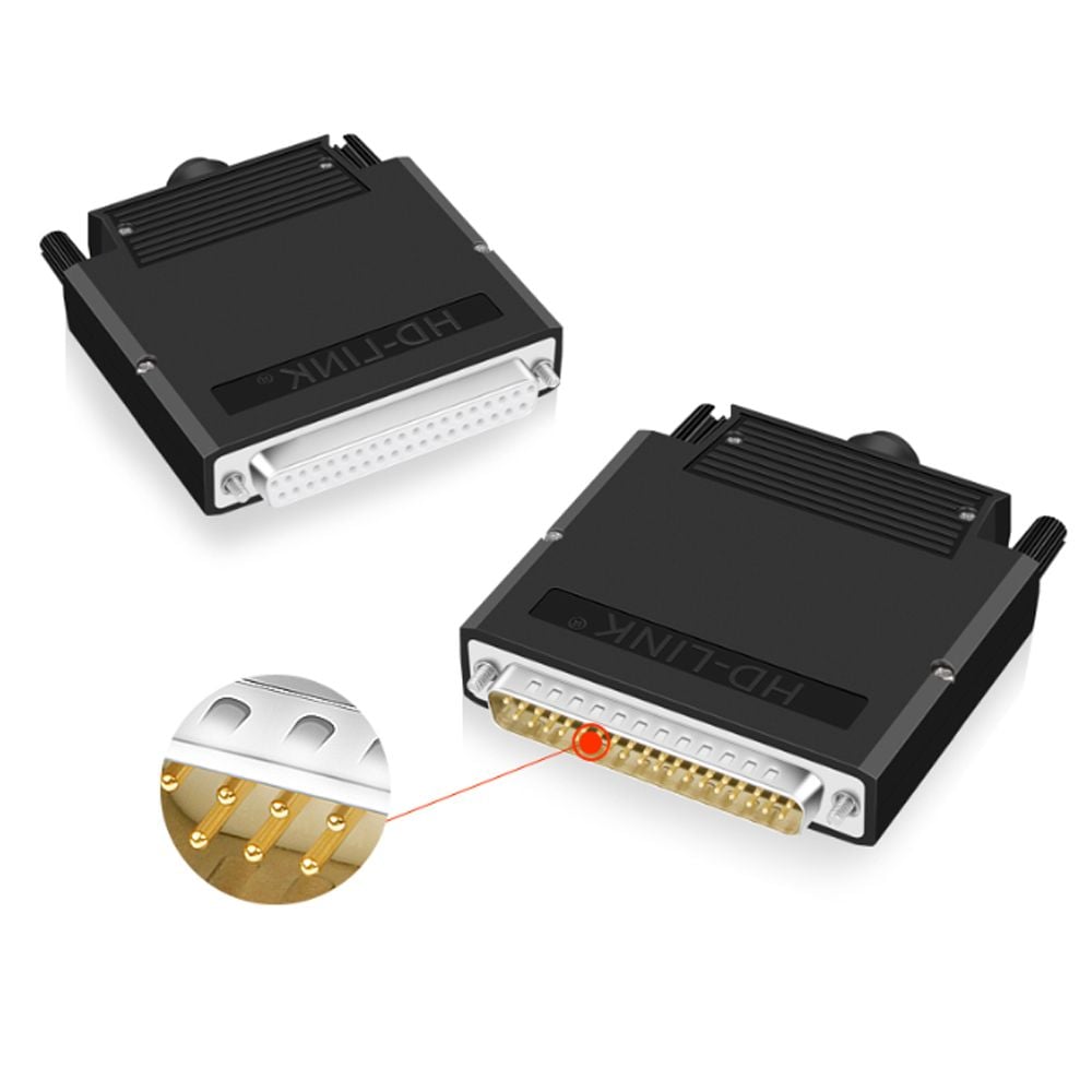 Đầu bấm cổng DB37 cái female bắt vít kèm vỏ ốp nhựa chân đồng HD-LINK YL-SCD-37F - Phụ Kiện Điện Tử Việt Nam