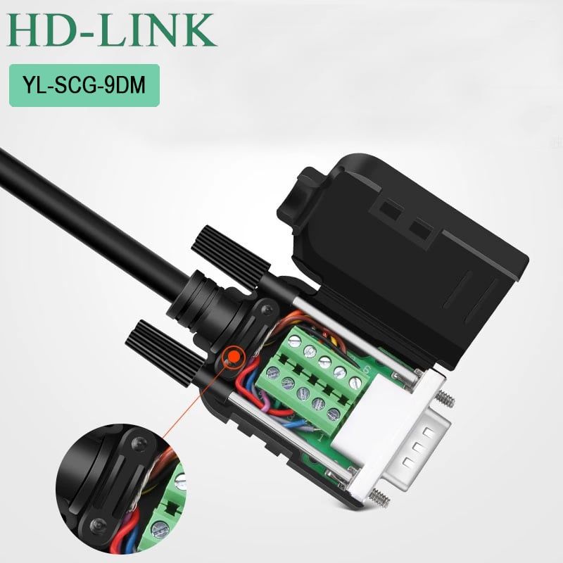 Đầu bấm DB9 RS232 Male - Female HD-Link YL-SCG-09DMF - Phụ Kiện Điện Tử Việt Nam