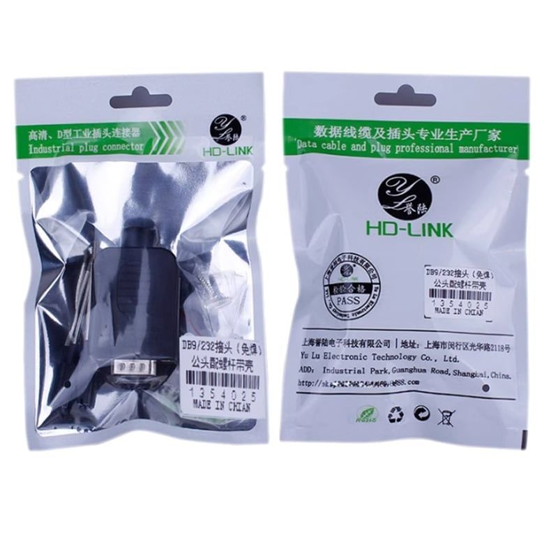 Đầu bấm DB9 RS232 Male - Female HD-Link YL-SCG-09DMF - Phụ Kiện Điện Tử Việt Nam
