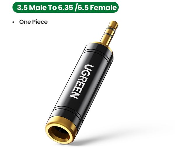 Đầu chuyển audio 6.3mm sang 3.5mm Ugreen 60711 AV168 - Phụ Kiện Điện Tử Việt Nam