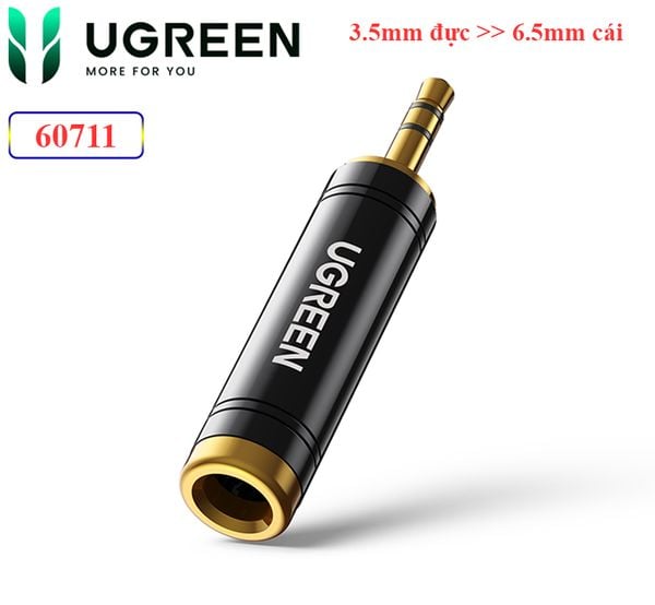 Đầu chuyển audio 6.3mm sang 3.5mm Ugreen 60711 AV168 - Phụ Kiện Điện Tử Việt Nam