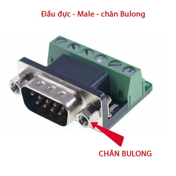 Đầu jack đấu nối giao tiếp DB9 RS232 RS422 RS485 - Phụ Kiện Điện Tử Việt Nam
