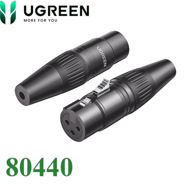 Đầu hàn cổng XLR cannon 3PIN cổng cái female Ugreen 80440 AV162 - Phụ Kiện Điện Tử Việt Nam