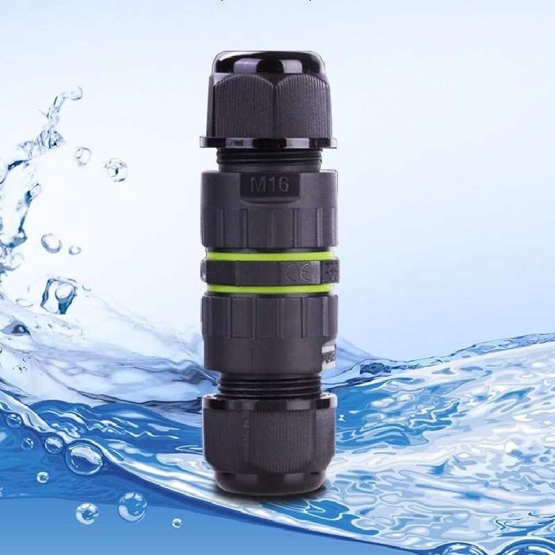 Đầu cút nối dây điện chống nước IP68 thẳng 2 3 4 5 lõi chính hãng E-Weichat EW-M16