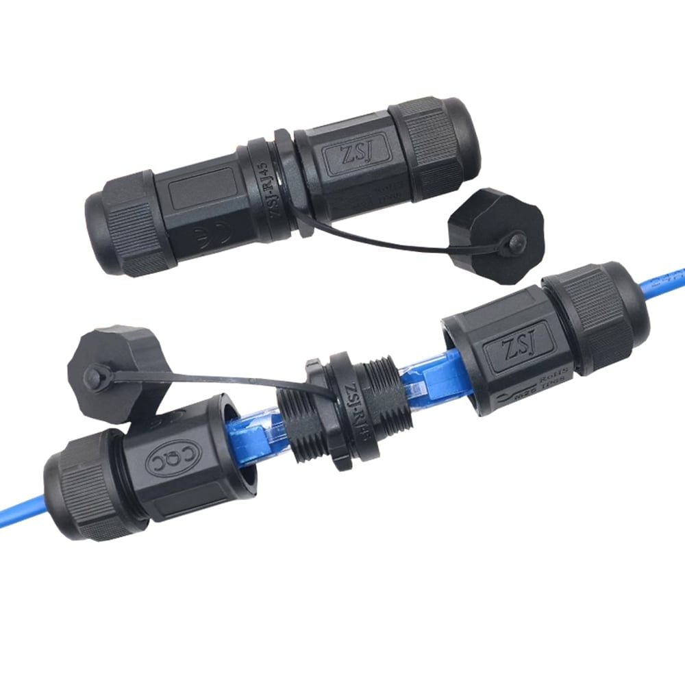 Đầu nối mạng RJ45 ngoài trời chống nước IP68 ZSJ-RJ45