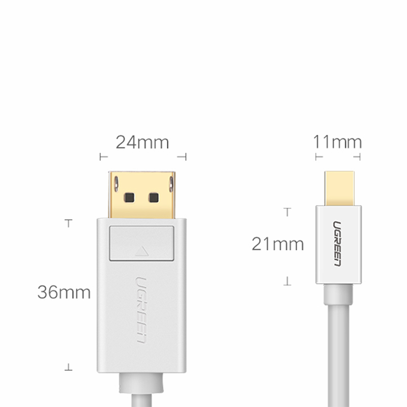 day chuyen thunderbolt sang display port ugreen