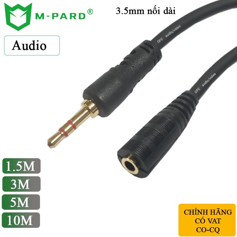 Dây cáp 3.5mm nối dài từ 1,5m đến 10m chính hãng M-PARD